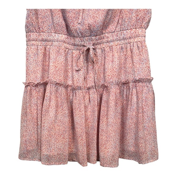 Pinch Women's Ditsy Ruffle Mini Dress Spring Sleeveless, Size L - Picture 3 of 9